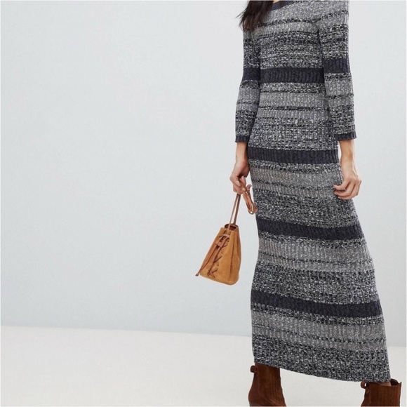 NWT Free People Cozy Cardigan Maxi Dress - Picture 4 of 12